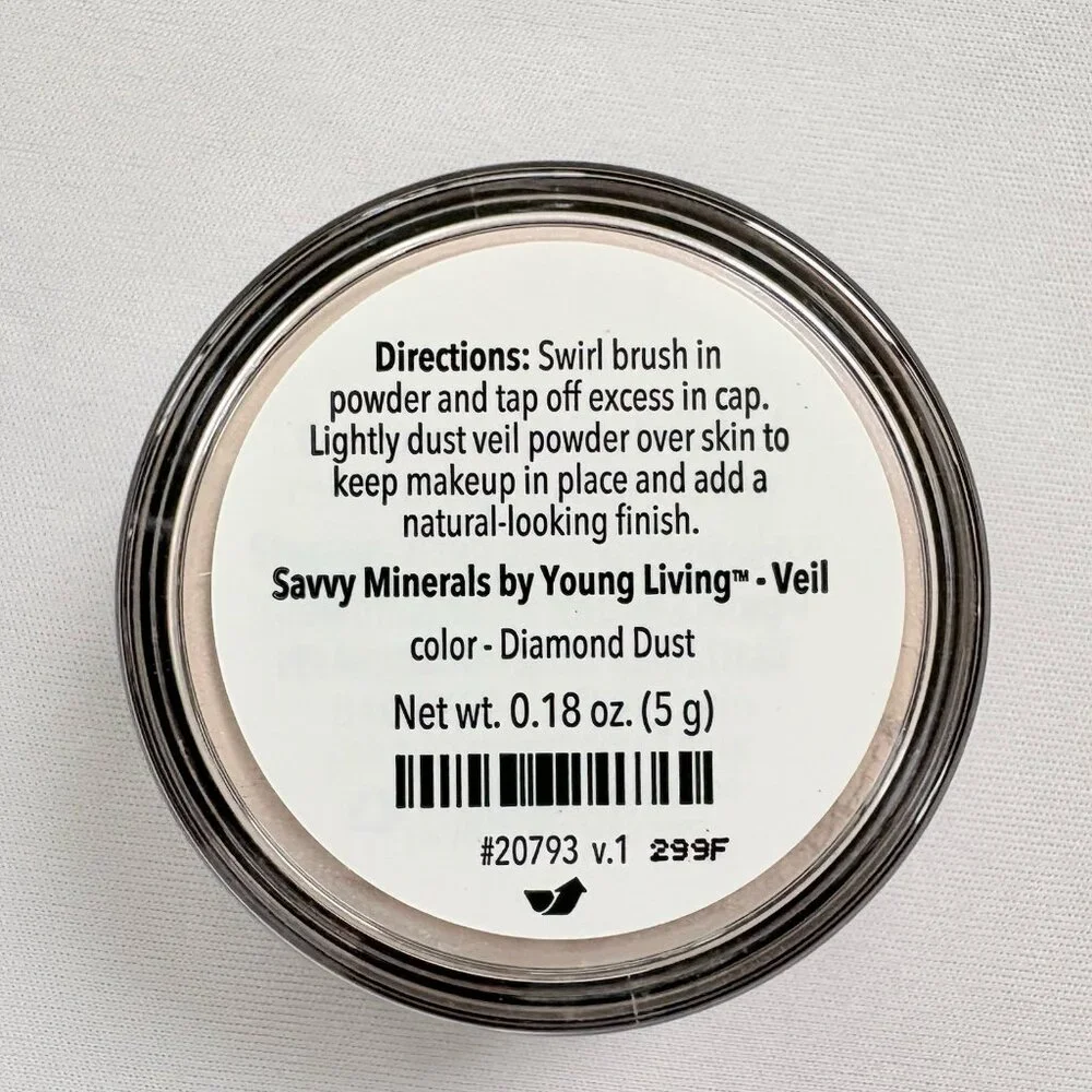 (2) Young Living Savvy Minerals Diamond Dust Veil Setting Powder New Sealed